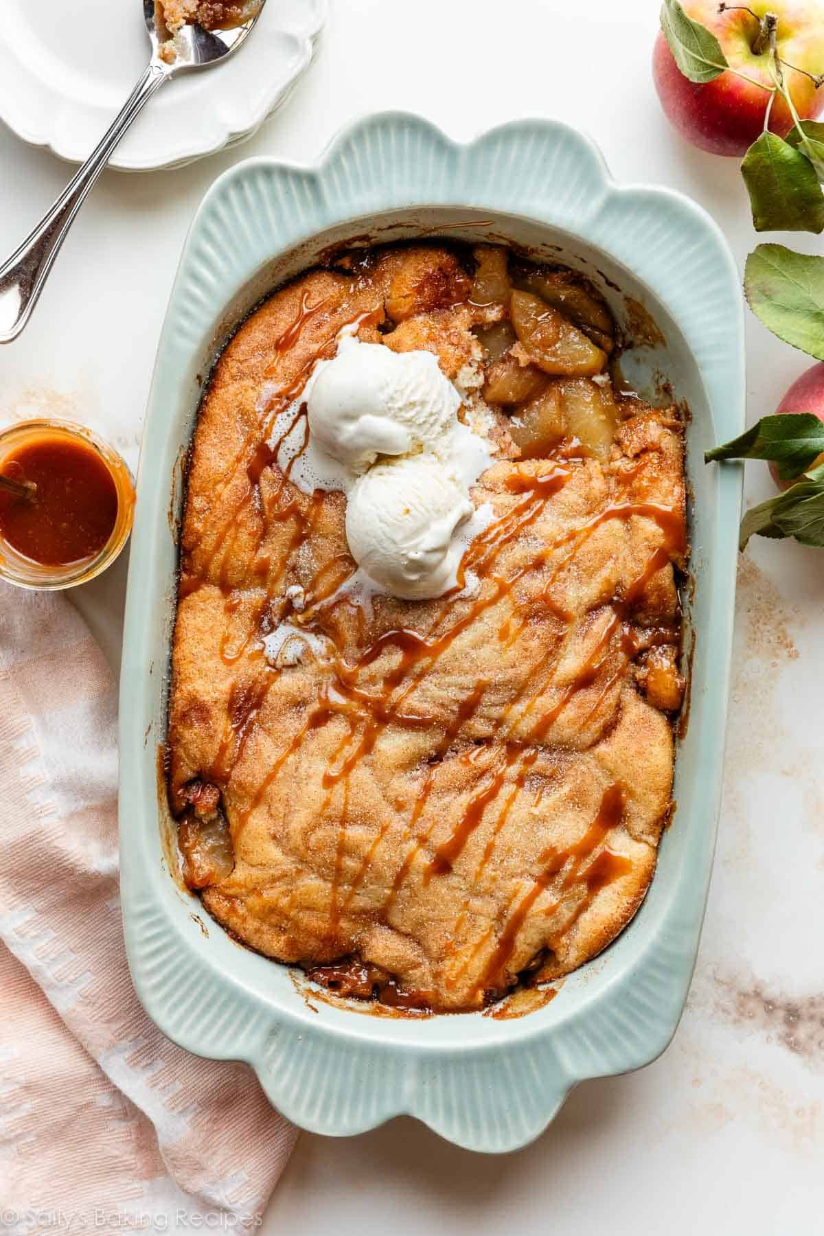 Pure Comfort: Homestyle Apple Cobbler Made with Simple Ingredients